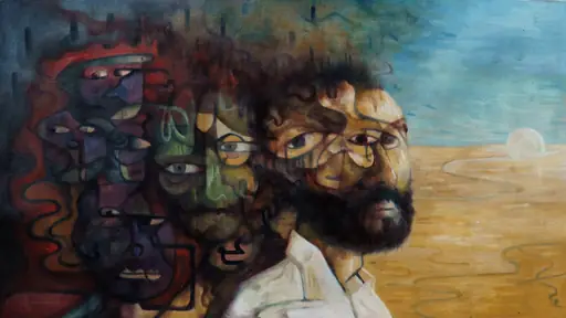 Looking Back, 2024, oil on canvas